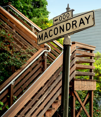 Macondray Lane Stairs at Taylor Street