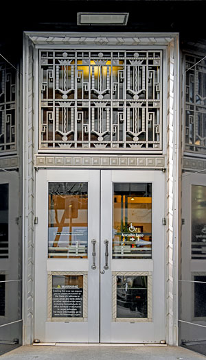 Art Deco Door at the Rincon Annex Post Office