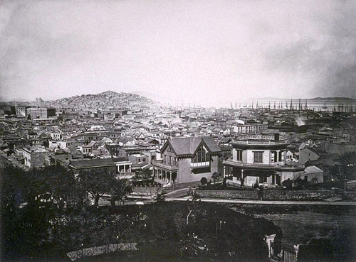 Looking North From Rincon Hill in 1875