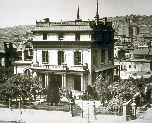 1875 Photograph of Rincon Hill Residence