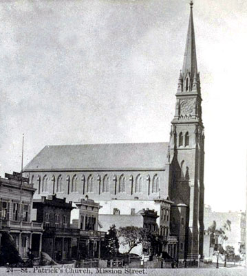 San Francisco Landmark #4: Saint Patricks Church c.1905