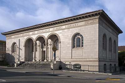 San Francisco Landmark #239: Carnegie Library Sunset