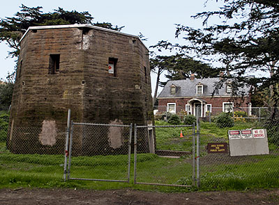 San Francisco Landmark 210: Millwright Cottage and Murphy Windmill in 2004