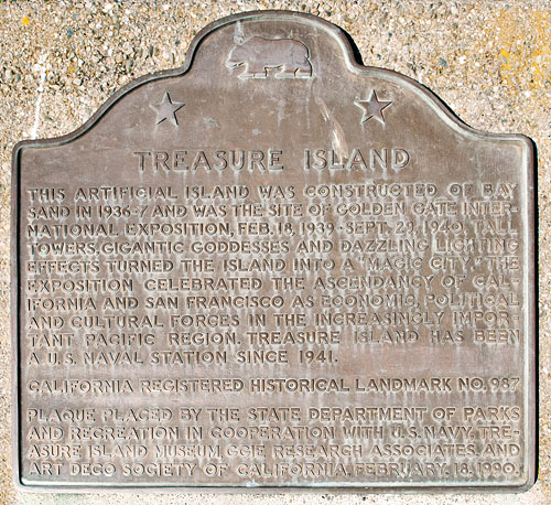 California Historical Landmark #987: Treasure Island