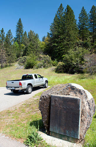 California Historical Landmark #148: Bass Hill Near Shasta Lake