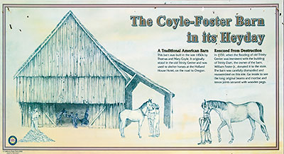 Coyle-Foster Barn in Shasta State Historic Park