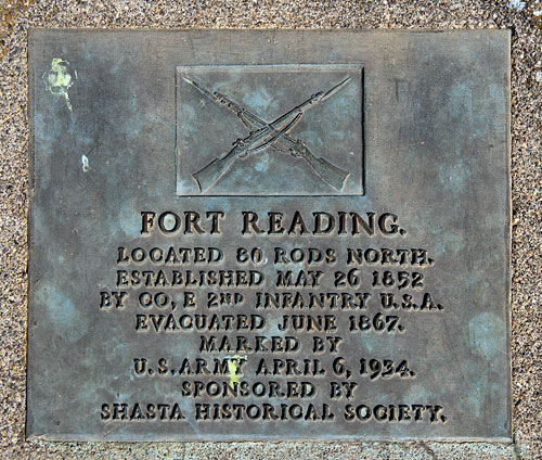 California Historical Landmark #379: Site of Fort Reading