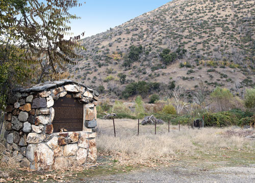 California Historical Landmark #166: French Gulch in Shasta County