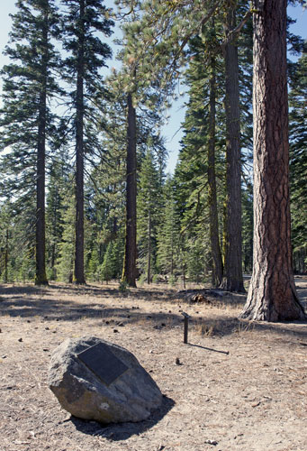 California Historical Landmark #11: Noble Pass Route in Lassen Volcanic National Park