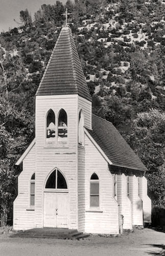 Vintage Photo of St. Rose Catholic Church in French Gulf, California