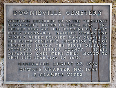 Downieville Cemetery