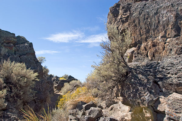 California Historical Landmark 9: Captain Jack's Stronghold in Lava Beds National Monument, California