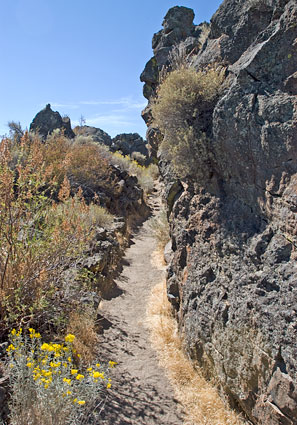 National Register #73000259: Captain Jack's Stronghold in Lava Beds National Monument, California
