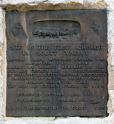 Historic Point of Interest: Crystal Creek Methodist Church Site