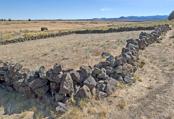 California Historical Landmark 13: Guillem's Graveyard in Lava Beds National Monument, California