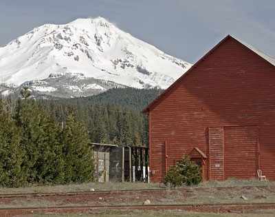 Mount Shasta and McCloud Railyard