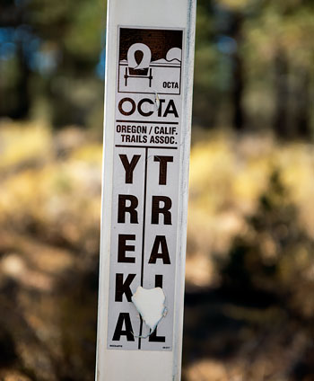 Yreka Trail Marker - Oregon/California Trails Association