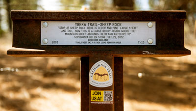 Yreka Trail Marker 13: Sheep Rock