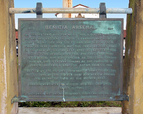 California Historical Landmark #176: Benicia Arsenal