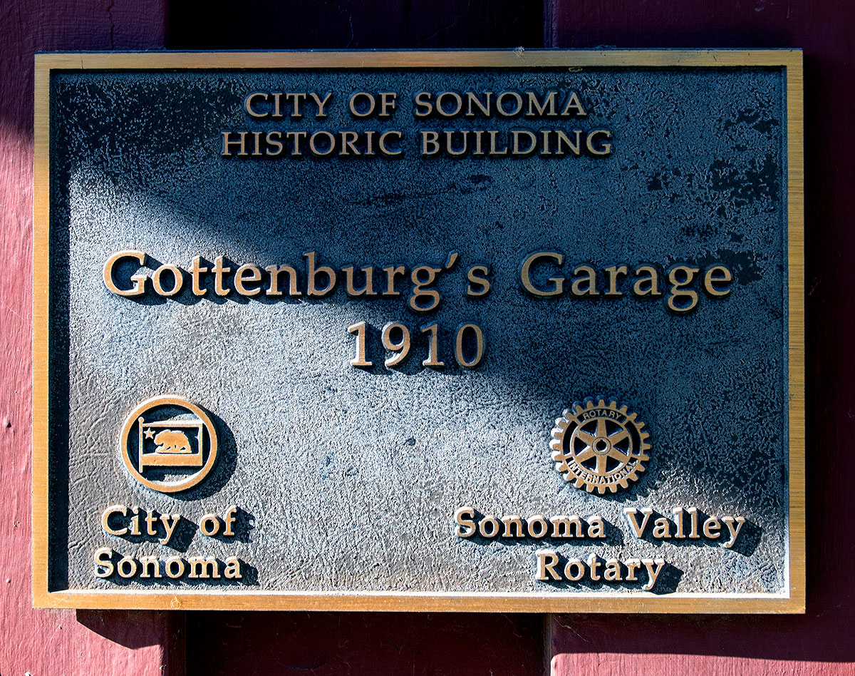 146-148 East Napa Street: Gottenburg's Garage