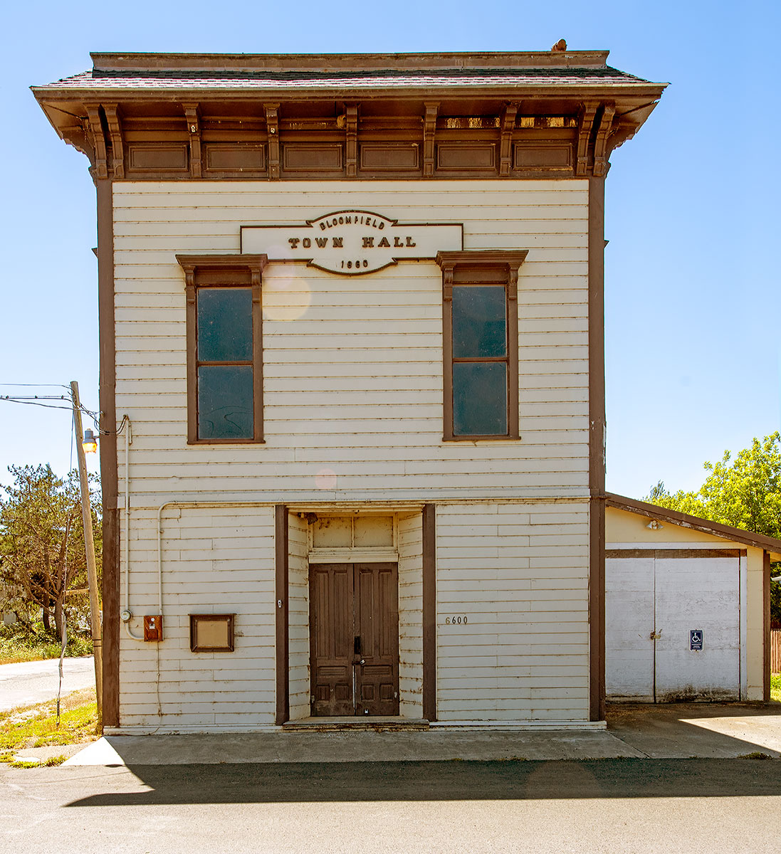 Sonoma County Landmark 156: Bloomfield IOOF Hall