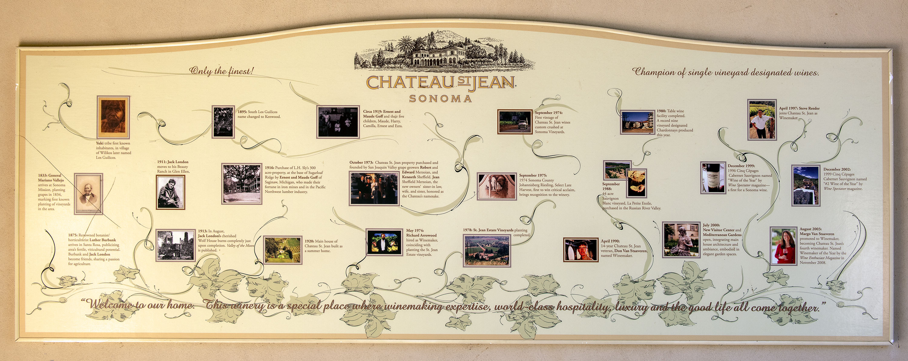 Sonoma County Landmark 76: Chateau St. Jean