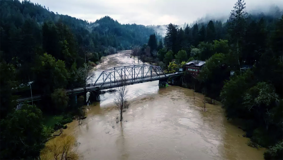 Sonoma County Landmark 141: Hacienda Bridge Over Russian River