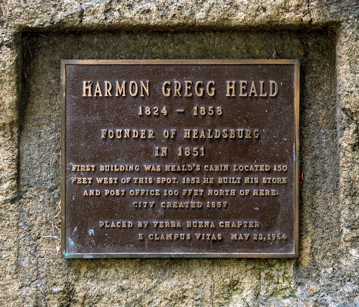 Harmon Gregg Heald Historic Marker