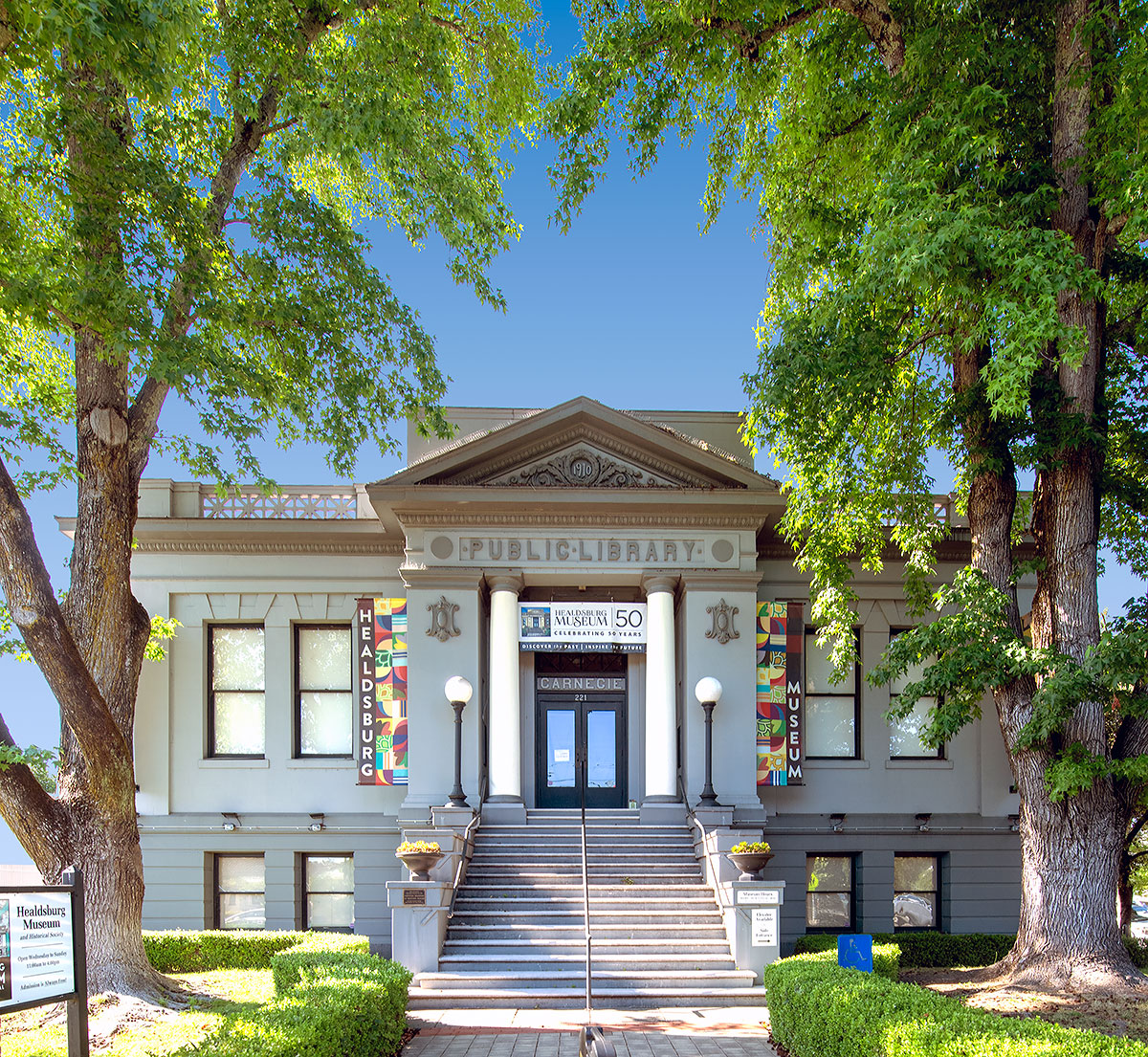 National Register #88000924: Healdsburg Carnegie Library in Sonoma County, California