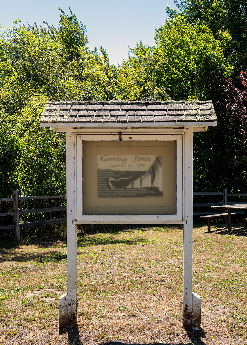 Running Fence Commemorative Marker