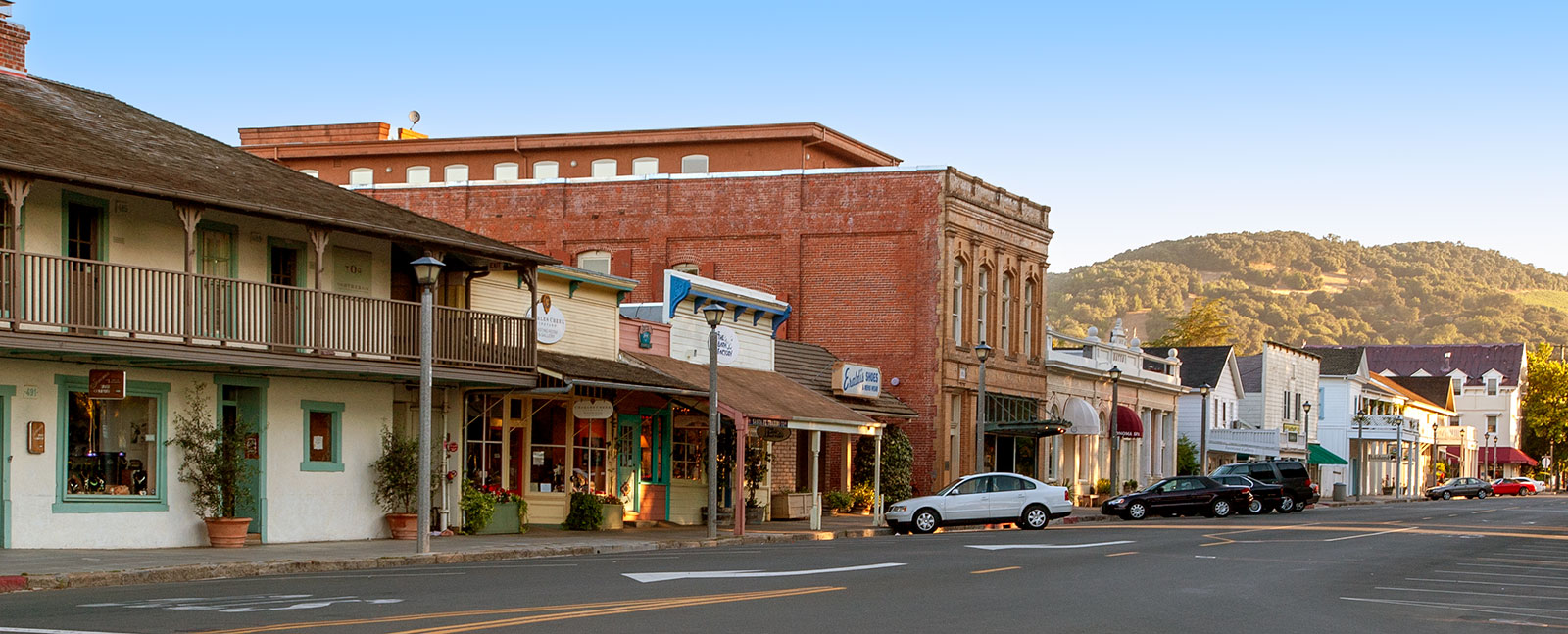 West Side of Sonoma Plaza