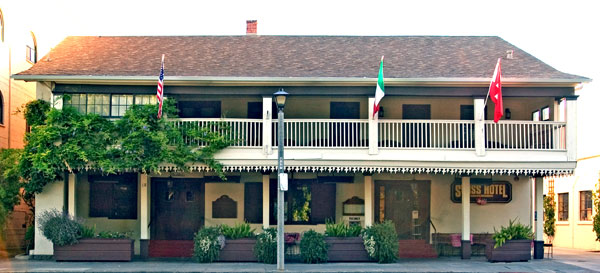 California Historical Landmark #496: Swiss Hotel