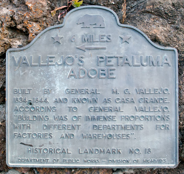 California Historical Landmark #18: Petaluma Adobe