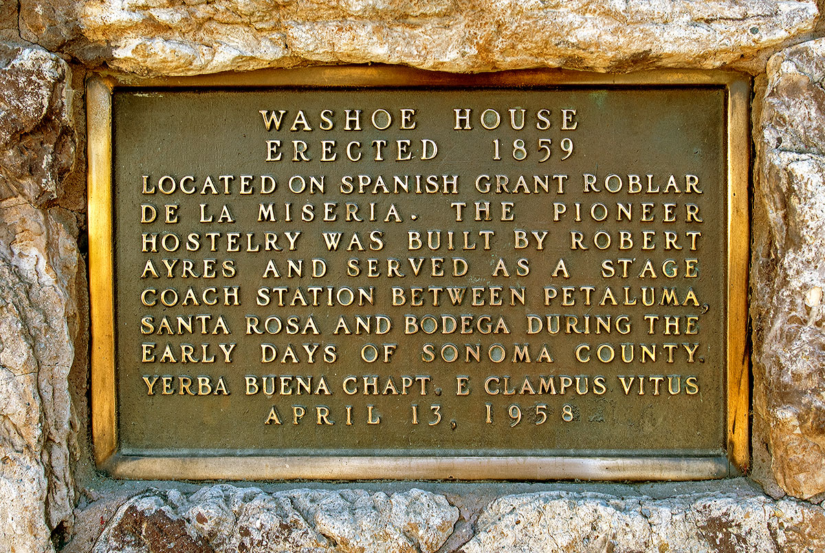 Sonoma County Landmark 41: Washoe House