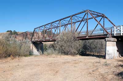 Old La Grange Bridge Over Tuolumne River, California