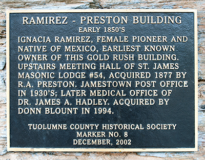 Ramirez-Preston Building in Jamestown