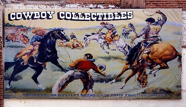 Cowboy Collectibles on the Main Drag in Panguitch, Utah