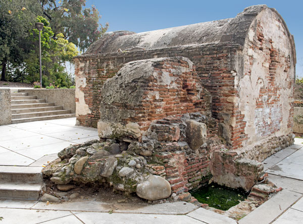 California Historical Landmark 114: Old Mission Reservoir in Ventura