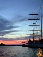 Star Clipper Docked in the Port of Livorno