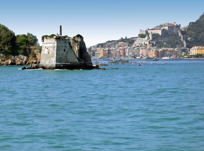 Approaching Portovenere from the Sea