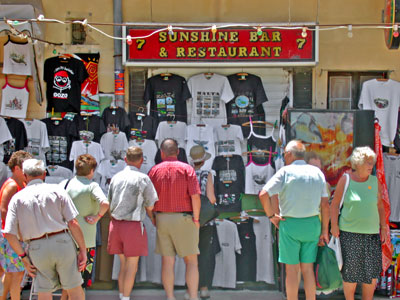 Tourists on Gozo Island