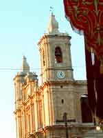 Church of Santa Katarina on the Day of the Festa, Zejtun, Malta. 