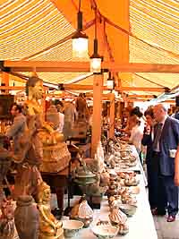 Campo San Maurizio Flea Market in Venice