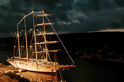 Star Clipper Docked in Bonifacio