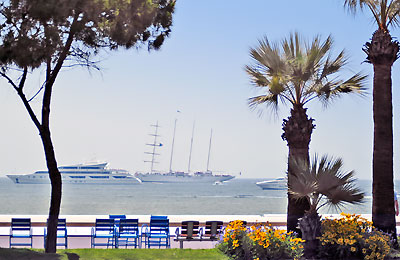 Star Clipper Viewed from Promenade de la Croisette