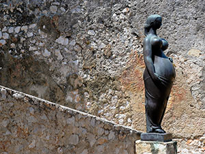 Sculpture in Citadelle Saint-Elmo