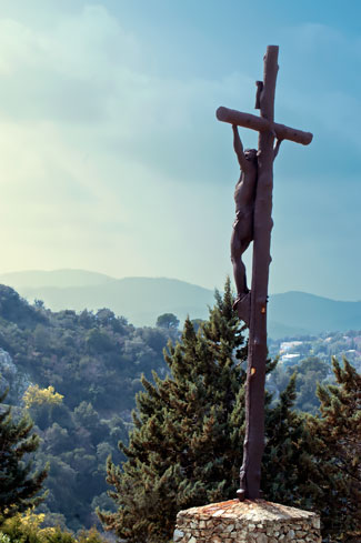 Crucifix Near the Perched Village of Grimaud