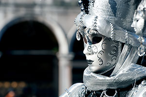 Euro Woman at Carnival in Venice 2013