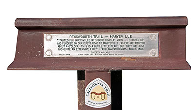 Beckwourth Trail in Marysville
